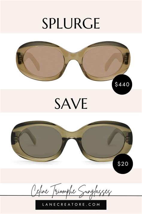 celine triomphe 04 sunglasses dupe|5 Best Celine Sunglasses Dupes From Amazon! .